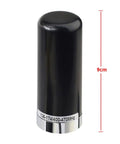 Dual Band Ham Radio Antenna VHF 136-174 MHz UHF 400-470 MHz Low Profile PL259 Male Connector, 9cm, black cylindrical design