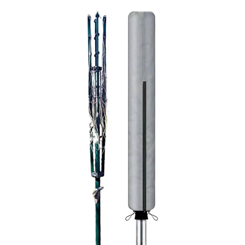 Rotating Washing Line Cover With Waterproof Zip Closure For All Season Outdoor Use And Easy No Fuss One Handed Setup Protects Tumble Dryers