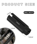 Oxygen Sensor Socket With Side Wire Cutout For Quick No Fuss O2 Sensor Removal And Installation, 1/2 Inch Drive By 7/8 Inch 6-Point