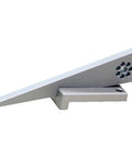 Optic Leveler Combo Scope Mounting Tool for Precise Leveling in Rings or One Piece Mounts, silver wedge detail, easy install