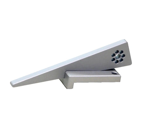 Optic Leveler Combo Scope Mounting Tool for Precise Leveling in Rings or One Piece Mounts, silver wedge detail, easy install