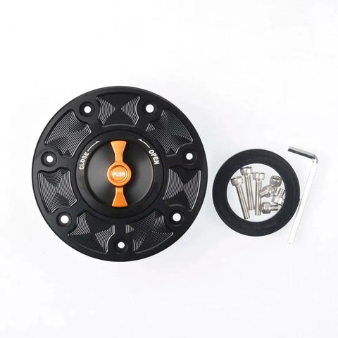 Gas Fuel Tank Cap For RC 125 RC 200 RC 390 Duke 125 Duke 200 Duke 390 Motorcycle Accessories Orange Black Lock Cap
