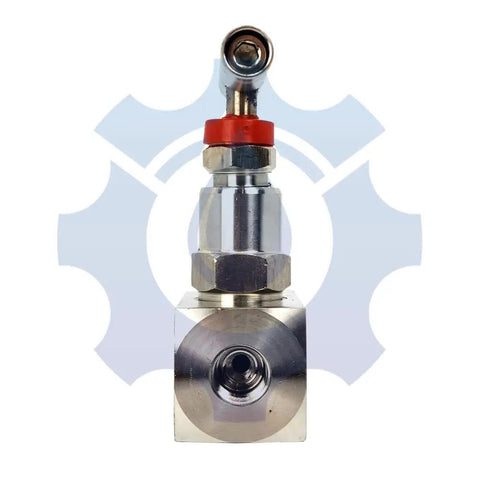 Beefy Heavy Duty Stainless Steel 316 Straight Needle Valve With Dual 1/4 Inch NPT Female Ports, Withstand Up To 6000 PSI High Pressure, Industrial Hydraulic Flow Control Valve For Piping Water Oil And Gas