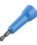 Lightweight Nylon Wire Twist Tool For Electricians One Quarter Inch Portable Chuck Torsion Tip, blue plastic body