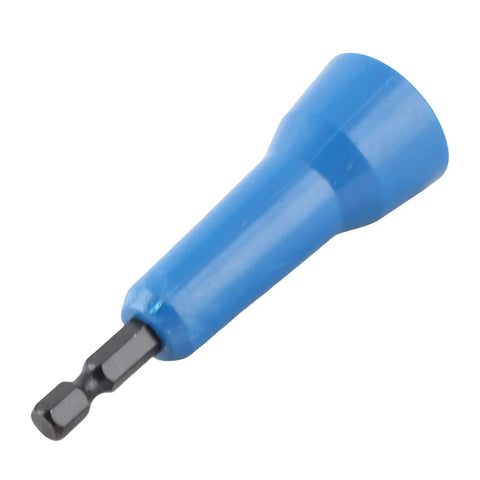 Lightweight Nylon Wire Twist Tool For Electricians One Quarter Inch Portable Chuck Torsion Tip, blue plastic body