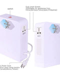 Heavy Duty 2000W Step Up Voltage Converter From 110V 120V To 220V 240V With Dual Sockets For Eurasian Home Appliances