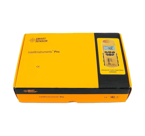 Non Contact Ultrasonic Cable Height Meter With Auto Temperature Compensation boxed packaging