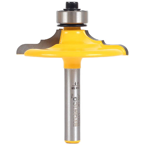 Cabinet Door Edge Router Bit With Classical Euro Style Ogee Profile One Quarter Inch Shank Model 12164q Premium Tungsten Carbide Blade