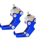 2 Pack Sturdy Metal Front Hooks For Scooter And Electric Skateboard Hang Helmets Bags And Gear CNC Processed Rustproof Front Mount Rack Easy Install Durable Grip Storage Solution For Onboard Carry