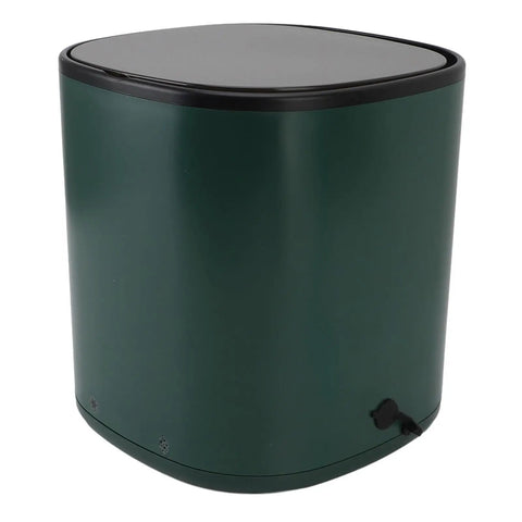 Snag This Game Changing Portable Mini Washer Built For Cramped Quarters And Dorm Life With Quick Self Draining Basin ABS Build Ideal For Socks And Underwear Plus Sleek Green Finish That Truly Slaps, showing a compact green washer.