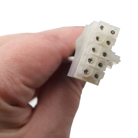 Close-up of 10-pin connector for Model Specific 7 Cube Ice Maker Replacement For Fridges DA97-05422A 1557822 Not Universal