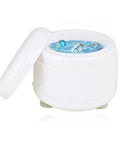 Professional Portable Ultrasonic Jewelry Cleaner With Two Baskets For Rings Watches Coins Glasses And Razors Quiet Compact Design Restores Brilliance On Delicate Treasures Easily with jewelry inside.