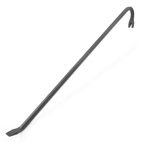 36 Inch Pry Bar With Drop Forged Steel Build, Rust Resistant Crowbar For Demolition, Heavy Duty Nail Puller And Prying Tool