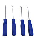 4 Piece Hook And Pick Tool Set Pro Grade Stainless Steel With PVC Ergonomic Non Slip Handles For Coffee Machine Repair
