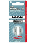 2-Pack Replacement Lamps For 2-Cell AA Mini Flashlight Restore Brightness Fast With Easy Install Long-Lasting Performance