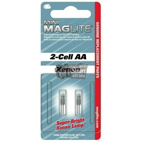 2-Pack Replacement Lamps For 2-Cell AA Mini Flashlight Restore Brightness Fast With Easy Install Long-Lasting Performance