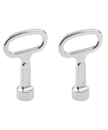 5Pcs Square Socket Wrench Keys 2 Inch By 1.5 Inch Mini Spanner Set For Drawers And Electric Cabinets Durable Zinc Alloy Wear Resistant