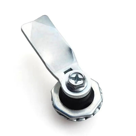 Stainless Steel Drawer Cam Lock With Quarter Turn Mechanism, Durable Zinc Alloy Lock For Cabinets And Drawers, 1 Piece