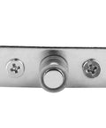 Adjustable Floor Guide For Sliding Barn Doors, Stainless Steel Bottom Roller, Black Finish, Keeps Doors Level And Quiet, Easy To Install, Durable Barn Door Hardware For Smooth, Noise Free Sliding showing stainless steel roller