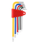 Super Cool Keenso 6 Piece Color Coded Bike Tools Set With Long Arm Internal Hex Allen Wrenches Made From Durable Aluminum Alloy For Easy Grip Bicycle Repair And Home Shop Maintenance Tasks That Are A Total Breeze To Handle Everyday, 6-piece color coded hex wrench set in holder