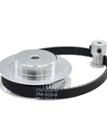 Get Your 3D Printing Projects Running Smooth With This Awesome Timing Pulley Kit Featuring a Rock Solid Five To One Speed Downgrade And Dual Compatibility For Both Six Millimeter And Ten Millimeter Belts So You Can Dial In Perfect Torque And Build, alloy timing pulley kit with GT2 belt