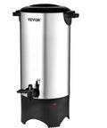 Heavy Duty Coffee Urn 50 Cup 7.5L Stainless Steel Dispenser With Step Discharge Spout For Mess Free Pour, 1000W 110V Electric Brewer
