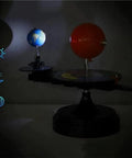 Three Ball Totally Hands On Sun Earth Moon Orbital Model Kit For Home And School Realistic 3D Solar System That Shows Day Night Seasons Eclipses Moon Phases With Mechanical Linkage. LED classroom model