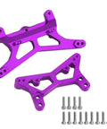 Durable Aluminum Steering Knuckles And C Hubs Upgrade Kit For One Twenty Fourth Scale Losi Micro Buggy Purple CNC Machined
