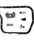 Governor Pressure Sensor Solenoid Kit For Dodge Ram 1500 2500 3500 Dakota Durango 2001 Through 2009 And Jeep Grand Cherokee 2001 Through 2004 With A500 A518 A618 42RE 44RE 46RE 47RE 48RE Trans Includes EPC Solenoid And Valve Body Kit Plug N Play components shown