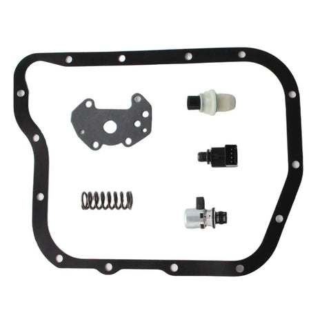 Governor Pressure Sensor Solenoid Kit For Dodge Ram 1500 2500 3500 Dakota Durango 2001 Through 2009 And Jeep Grand Cherokee 2001 Through 2004 With A500 A518 A618 42RE 44RE 46RE 47RE 48RE Trans Includes EPC Solenoid And Valve Body Kit Plug N Play components shown