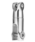 Front view: stainless steel 8mm swivel anchor connector for 6–8mm chain