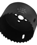 3.2 Inch Hole Saw With 0.4 Inch Hex Shank Bi Metal HSS Cutter For Galvanized Steel Pipe 1.6 Inch Cutting Depth M42 Bi Metal