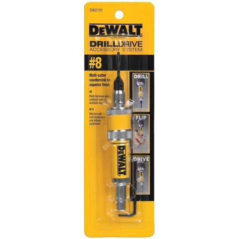 Flip Drive Drill Driver Complete Unit For Number Eight Drill With Integrated Bit Holder in yellow packaging