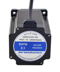NEMA 34 stepper motor, black housing, 14mm key-way shaft, 1 m cable