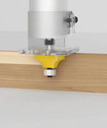 Roundover Router Bit Set Four Piece With 1/4 Inch Shank Radii 1/8 1/4 3/16 5/16 bearing guide used on wood by router