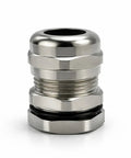 Half Inch NPT Brass Cable Gland Metal Cord Grip Strain Relief Two Pack Wire Protection For Cables Through Panels And Electrical Equipment Easy Installation
