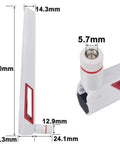 Dual Band Antenna 2.4 GHz 5 GHz High Gain 5 dBi SMA Male Plug and Play with dimensions in millimeters