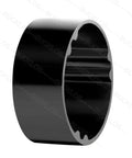 Aluminum spacer from 11 Piece Bike Headset Spacer Set With Aluminum Alloy And Carbon Fiber, side angle view, 1-1/8 inch