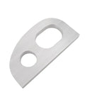 Durable Aluminum Bow Eye For Boats, Marine Rope Hole Hardware For Docking, Side View of Corrosion Resistant Marine Fittings