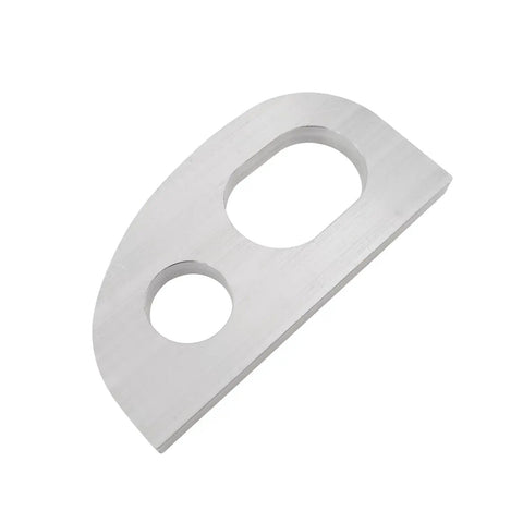 Durable Aluminum Bow Eye For Boats, Marine Rope Hole Hardware For Docking, Side View of Corrosion Resistant Marine Fittings