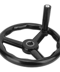 250mm Bakelite Lathe Hand Wheel With 3 Spoked Design And Handy Handle, Anti Slip Grip For Smooth Machine Tool Control