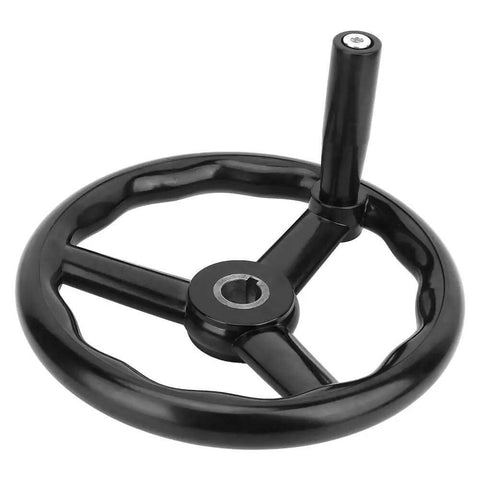 250mm Bakelite Lathe Hand Wheel With 3 Spoked Design And Handy Handle, Anti Slip Grip For Smooth Machine Tool Control