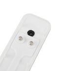 Close-up of Video Doorbell Back Plate Replacement for slim lightweight plastic backplate with no fuss quick mount accessory.