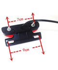 Super Bright E Bike Tail Light With Brake Signal 48V Ultra Thin LED Safety Glow For Night Rides Keeps You Safe And Visible On The Road, 7cm x 9cm