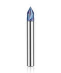 SpeTool TAC-coated 60-degree V-groove router bit, 4-flute carbide with 1/4 in shank
