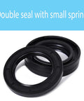 Double seal kit with small spring for washing machine gear replacement. Upgrade Your Washing Game With Premium Tub Bearings And Seal Kit Compatible With Samsung Models Including DC97-17004A.