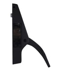 Left Hand Reverse Bevel Paddle Rim Panic Exit Device For One And Three Quarters Inch Doors in dark bronze finish, side view