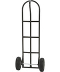 Heavy Duty Steel Pneumatic Hand Truck Dolly With 600 Lb Capacity For Moving Heavy Boxes And Equipment On Grass Gravel And Concrete, front view