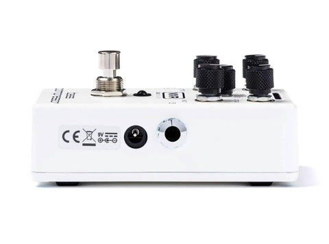 Side view of Bass Compressor Pedal With Constant Headroom Technology For Ultra Clear Dynamics, True Bypass, 10 Gain Reduction LEDs.