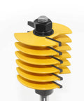 Adjustable 2 Tooth Finger Joint Router Bit For Woodworking Pros, 8mm To 16mm Shank Milling Cutter with sharp alloy steel blades.